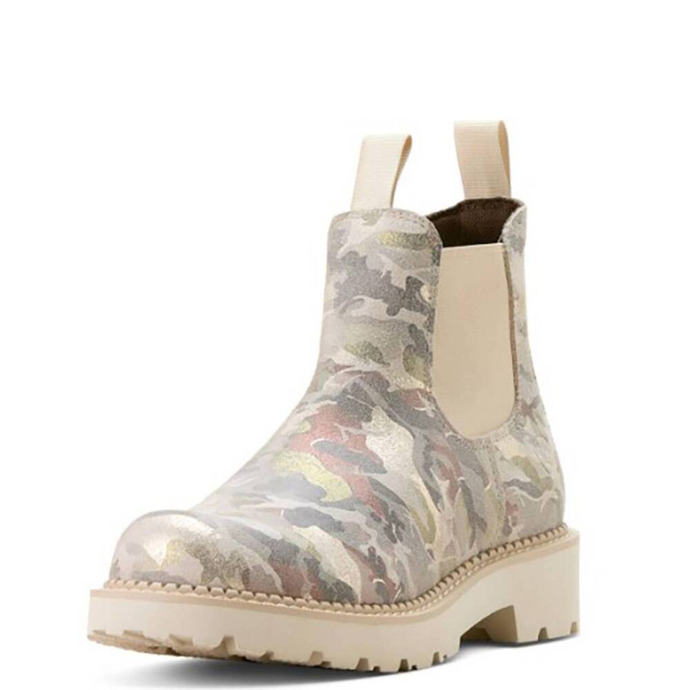 NEW ARIAT women's fat baby twin gore boot in pearl
